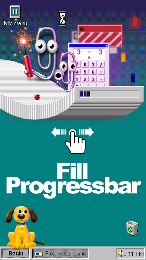 Progressbar95 - easy, nostalgic hyper-casual game  screenshots 2