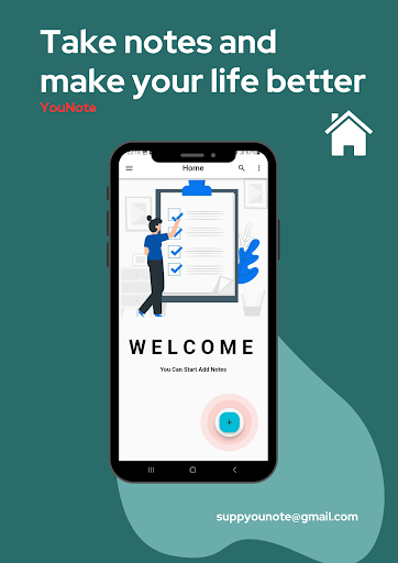Android application YouNote Bloc-notes, notes screenshort