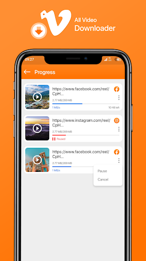 Android application Video Downloader screenshort