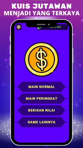 Android application Kuis Jutawan screenshort