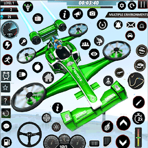 Flying Formula Car Racing Game Unknown