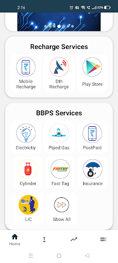 By Earning : Payment & Utility Screen 2