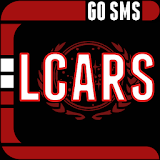 LCARS DISPLAY RED for GO SMS icon