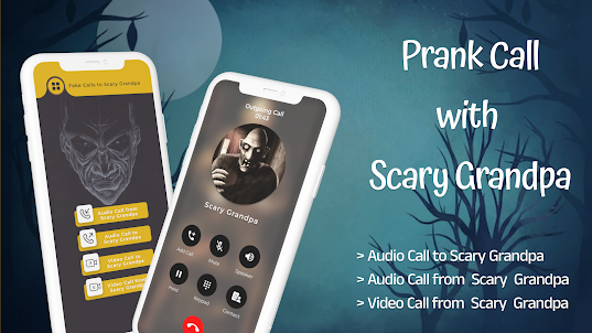 Evil Grandpa Video Call Scary