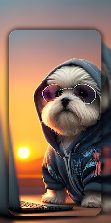 Dog Wallpapers & Cute Puppy 4Kのおすすめ画像4