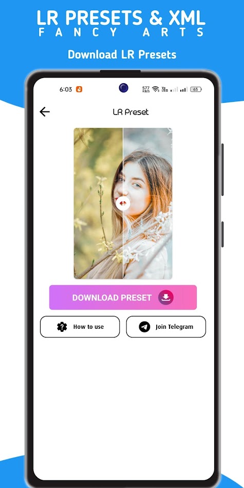 #3. LR Preset & XML-Reels Template (Android) 由: Alpha SoftLab