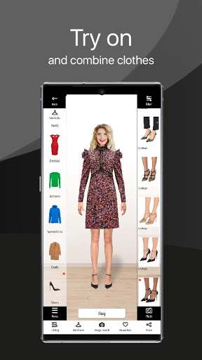 Virtual Fitting Room, Clothes Screen 2