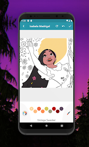Isabela Madrigal Coloring Game
