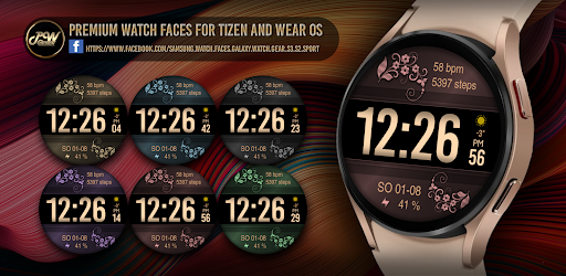 Android application PW41 - Ladies Digi Watch Face screenshort