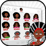 Sassy Black Girls Emoji Stickers Apk