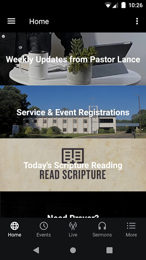 Android application Gateway Christian Fellowship screenshort