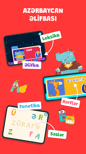 Android application Ana Dili: Əlifbanı Öyrənirəm screenshort