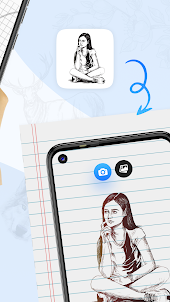 AR Drawing : Trace to Sketch