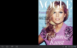 screenshot of VOGUE MAGAZIN (D)