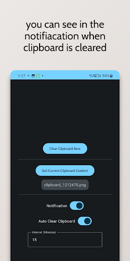 Clipboard Cleaner Screen 3