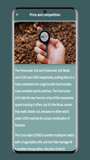 Garmin Forerunner 245 Guide Screen 3