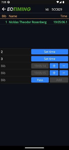 EQ Timing Screen 2