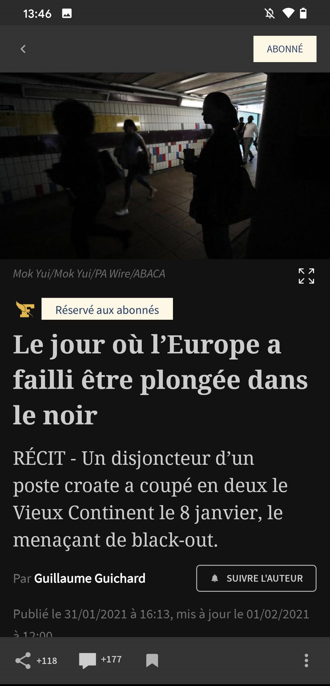 Android application Le Figaro.fr: Actu en direct screenshort