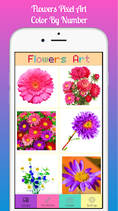 Flowers Pixel: Color By Number 2.0 APK + Mod (Unlimited money) for Android