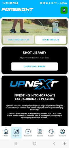 Screenshot of Foresight App