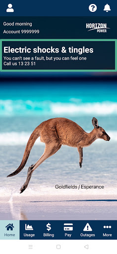 Android application Horizon Power screenshort