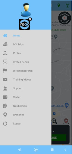 YOGO Driver Screen 2