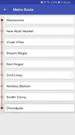 Jaipur City Bus & Metro Screen 3