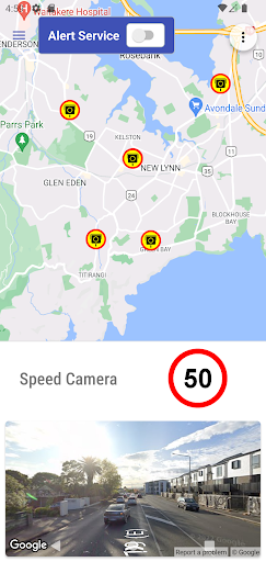 Speed Camera (Auckland) Screen 2