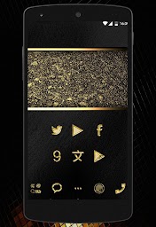 Gold Luxury the icon pack