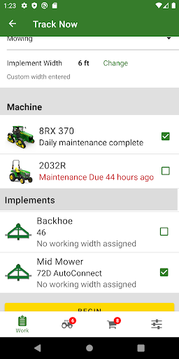 Screenshot of TractorPlus