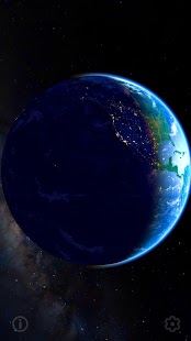 3D Earth - real earth image and space Screenshot