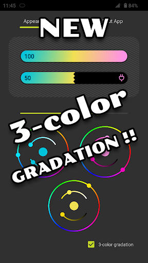 Android application Battery Widget screenshort