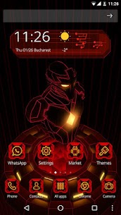 Red Iron Hero 3D Theme For PC installation