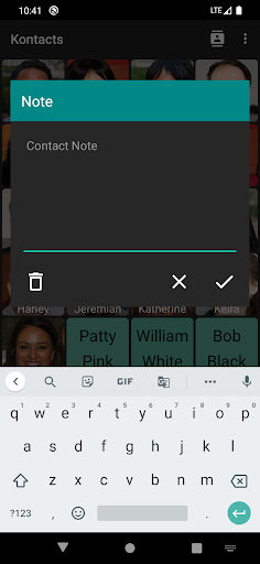 Kontacts Screen 3