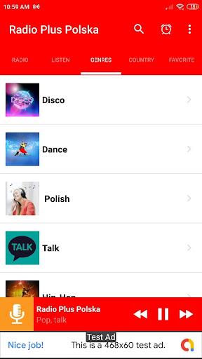 radio plus polska App PL Screen 2