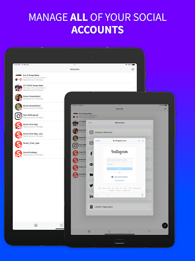 Screenshot of SmartPost: Plan Schedule Post