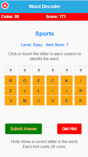 Word Decode Game Screen 3