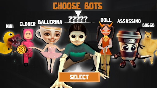 Ink Game Meme Bots Chase Rooms screenshot 1