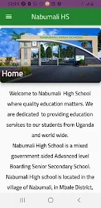 Nabumali High School App