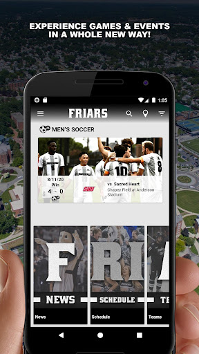 Android application Providence Friars Gameday screenshort