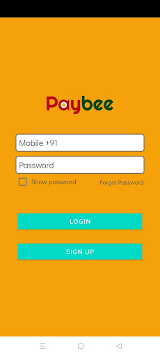 Android application Paybee screenshort