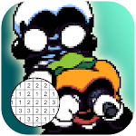Cover Image of Descargar Friday Funny Pixel Art Fnf Mod Spooky 3 APK