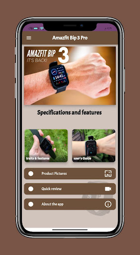 Android application Amazfit Bip 3 Pro Guide screenshort