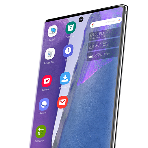 Note 20 theme for launcher logo