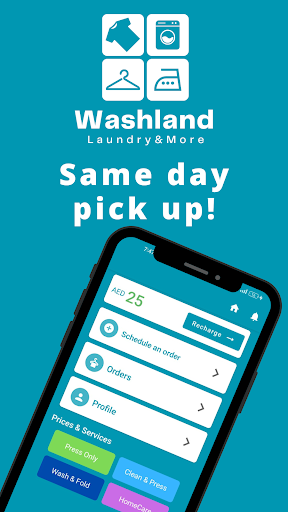 Android application Washland screenshort