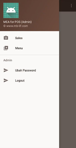 Android application MEA for POS screenshort