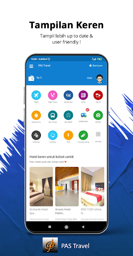 Android application PAS Travel screenshort