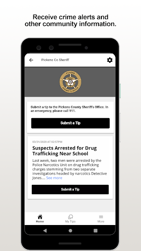 Android application Pickens County Sheriff screenshort