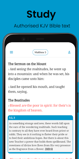 Android application Unfeigned Bible screenshort