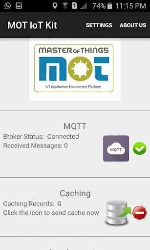 MasterOfThings IoT Mobile Kit Screen 2
